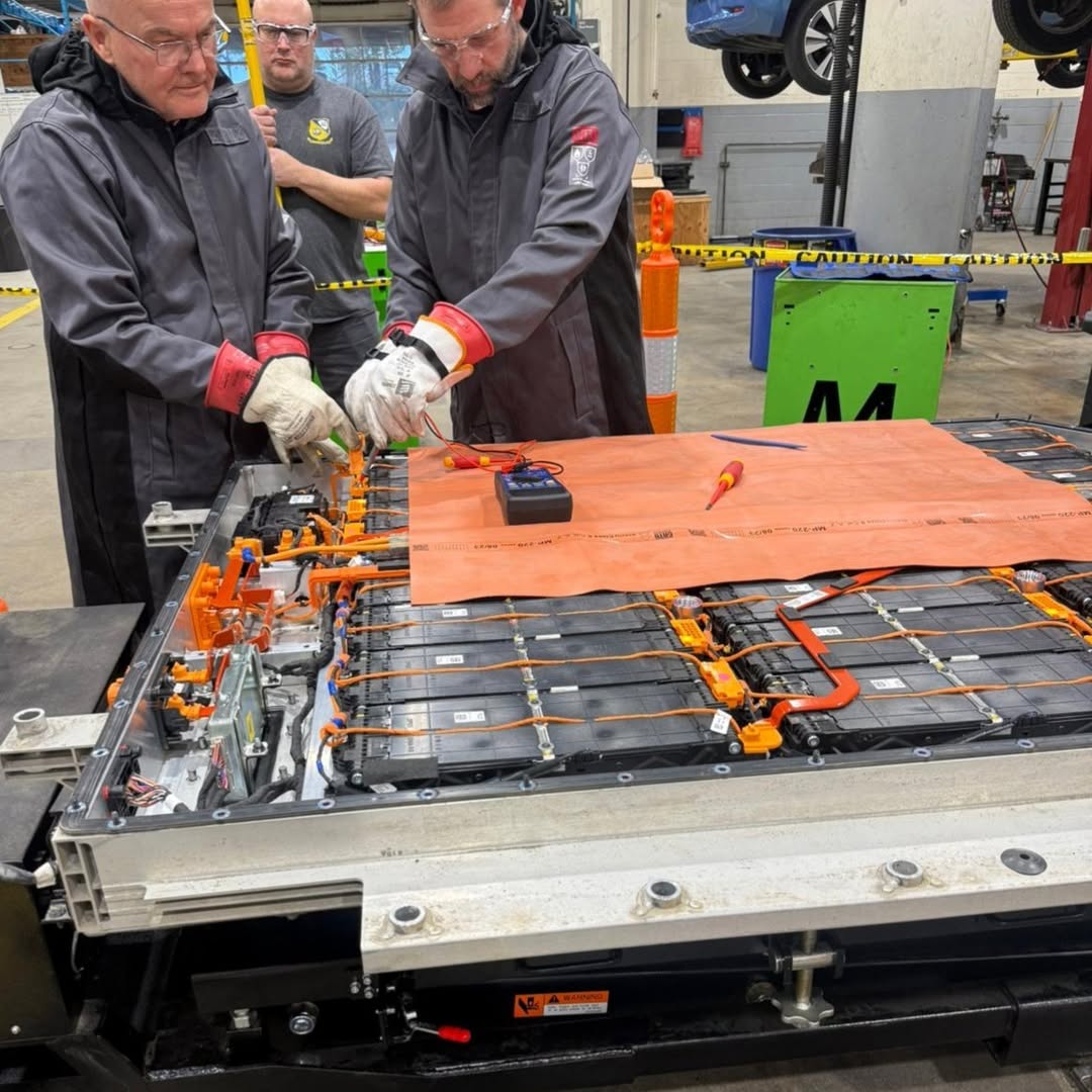 EV battery health testing at Blue Mountain AutoPro